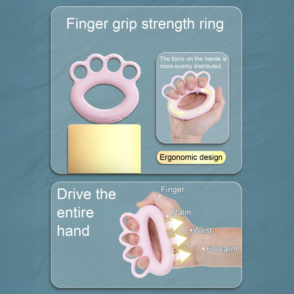 1つのシリコン製ハンドグリップリング。手のリハビリ、筋力トレ - Gymnastic Ring のレビューと価格