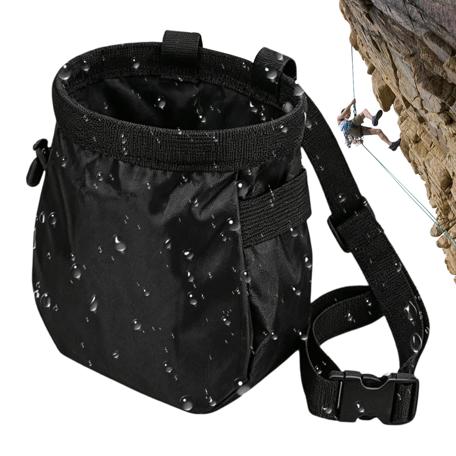 ロッククライミングチョークバッグ 防水巾着ポーチ ポケット＆ - Chalk Bag のレビューと価格