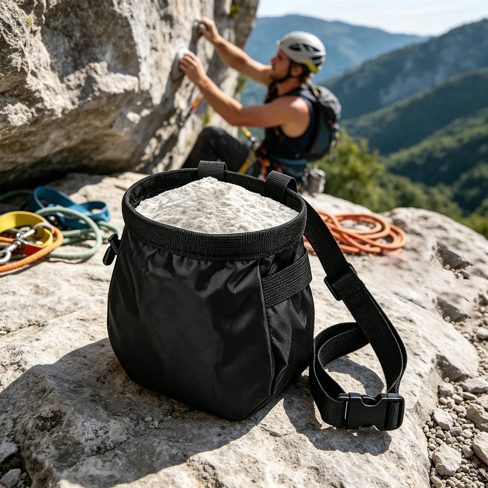 ロッククライミングチョークバッグ 防水巾着ポーチ ポケット＆ - Chalk Bag のレビューと価格
