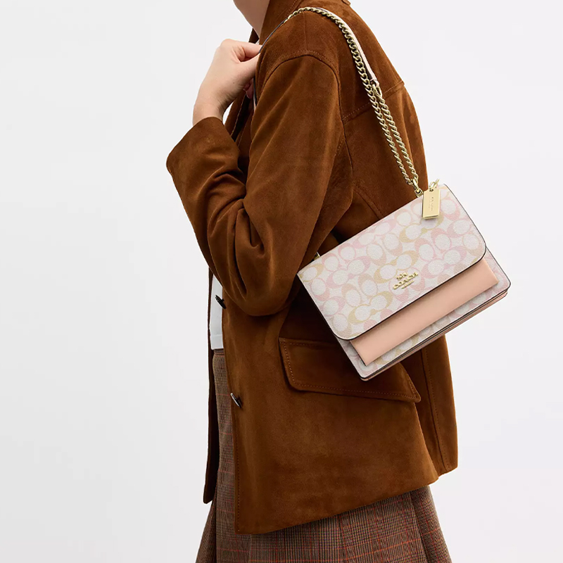 COACH クラレ コーテッドキャンバス スムースレザー ト - Chalk Bag のレビューと価格