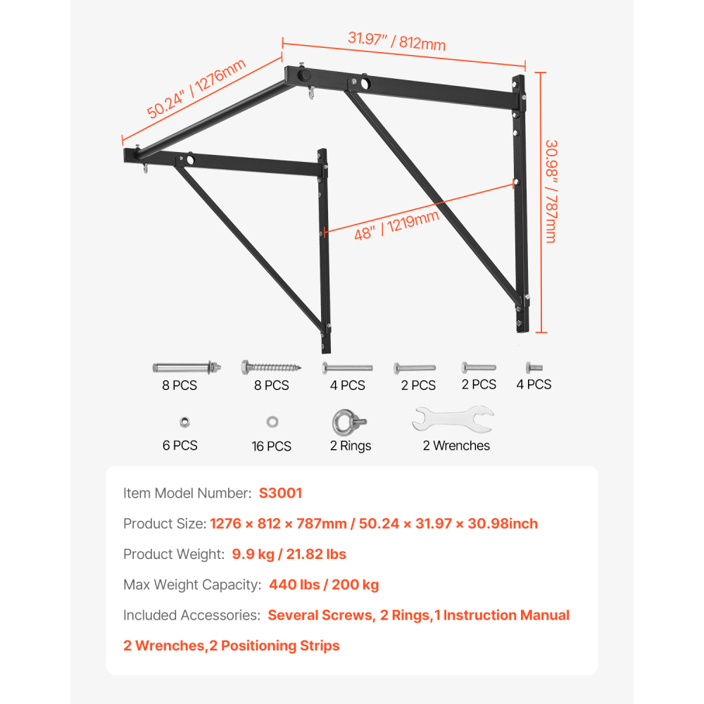 Ye 壁掛け式ヘビーデューティー懸垂バー - ホームジム用深 - Pull Up Bar のレビューと価格