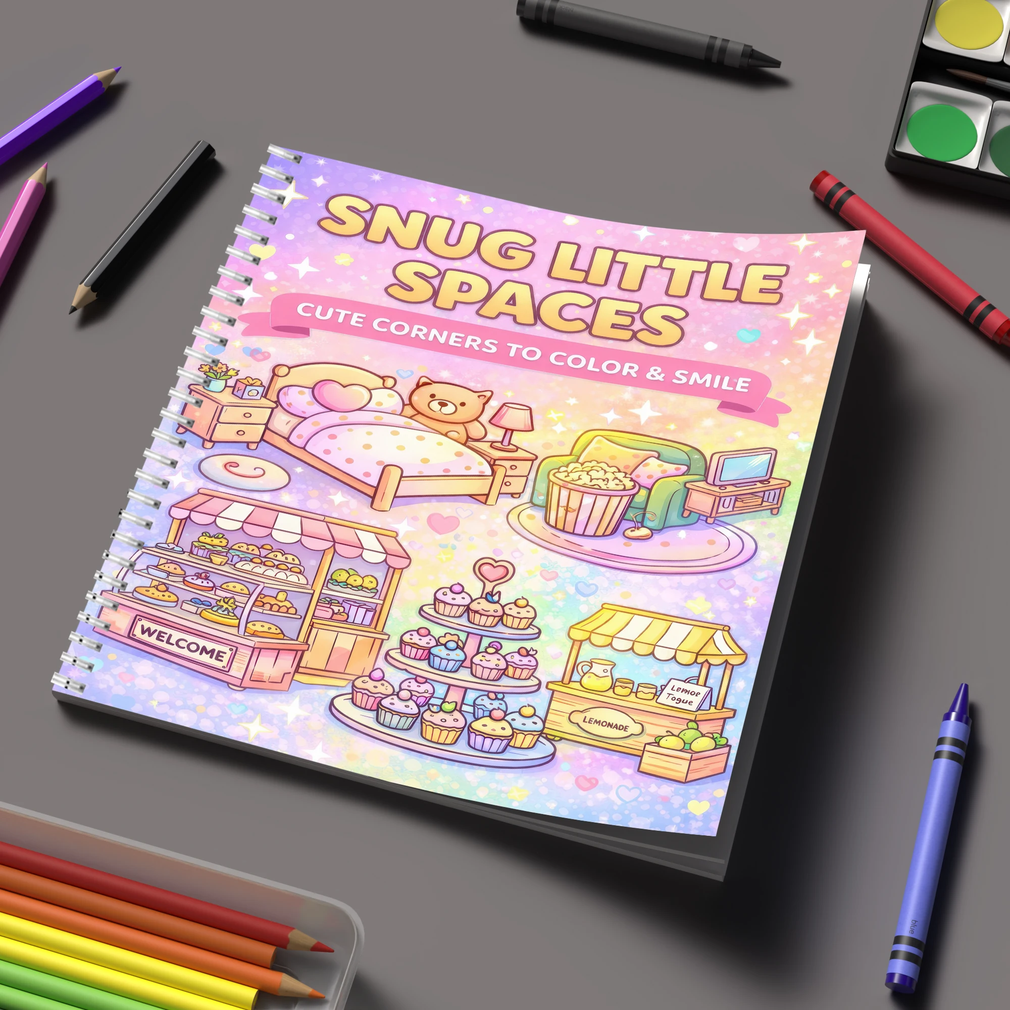 塗り絵ブック リトルスペース 大人向け塗り絵ブック、誕生日プ - Chalk Bag のレビューと価格