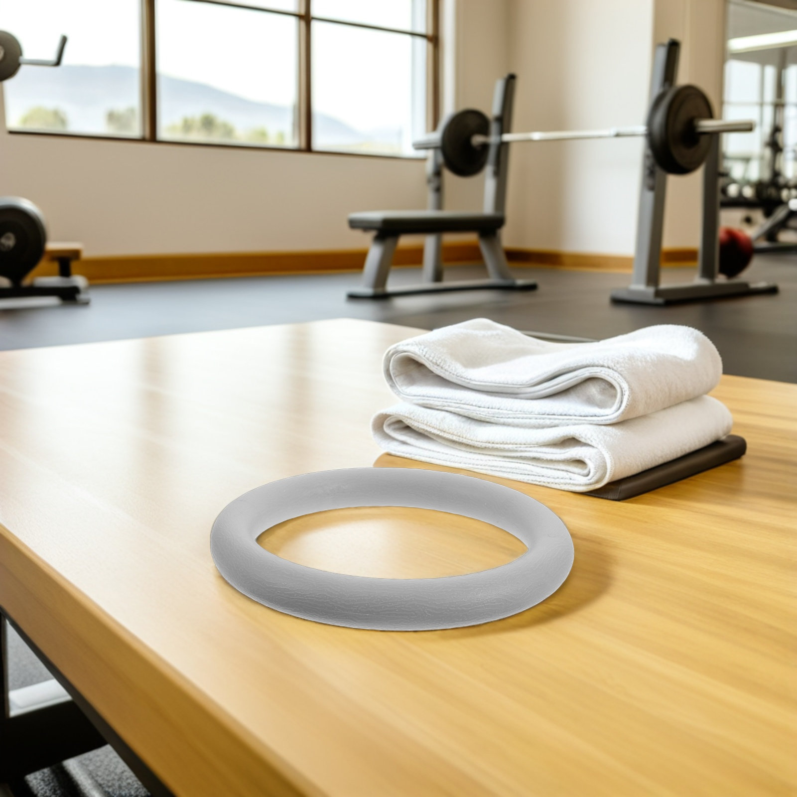 2個入り、滑り止め加工の体操リング。懸垂や筋力トレーニング、 - Gymnastic Ring のレビューと価格