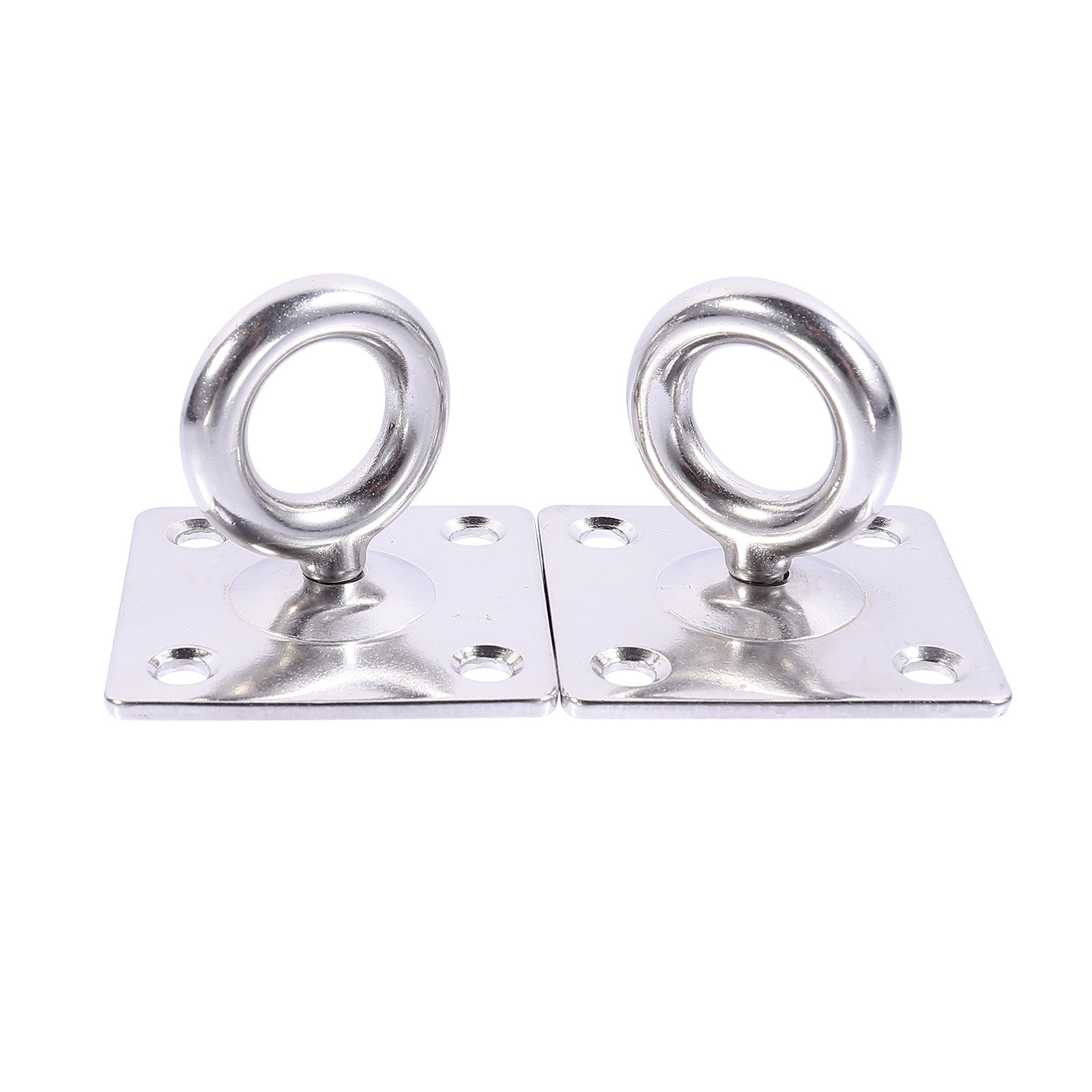 2個入り、吊り下げ式天井フック、M8ステンレス製、パッド付き - Gymnastic Ring のレビューと価格