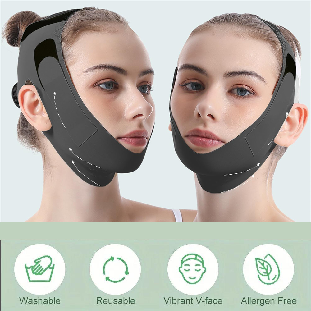 フェイスリフトテープ あごストラップ 睡眠用 再利用可能 V - Lifting Belt のレビューと価格
