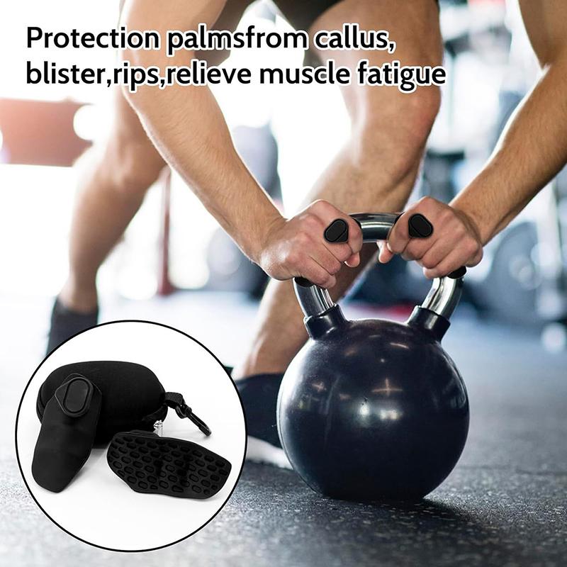 2 個ジムグリップ滑り止めグリップ重量挙げグローブポータブル - Weightlifting Gloves のレビューと価格